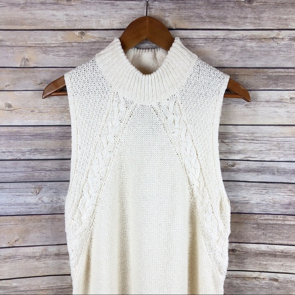 Madewell Stitch-Mix Mockneck Sweater Dress Size L - Picture 3 of 8